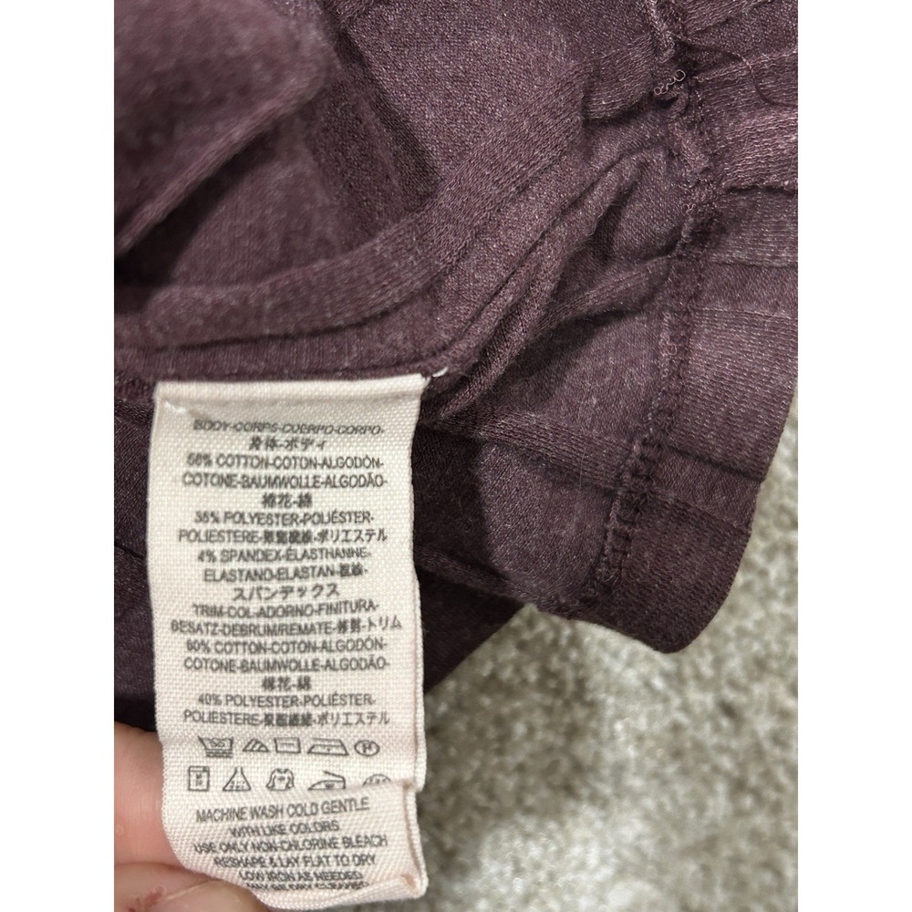 Free People We The Free In The Mix Henley Top Size S Color Magic Berry - Picture 6 of 9
